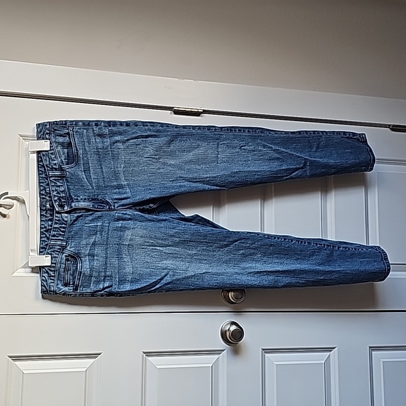 Michael Kors SkinnyBlue Jeans With Sequins Detailing in Women's Size 16W EUC - Picture 5 of 9